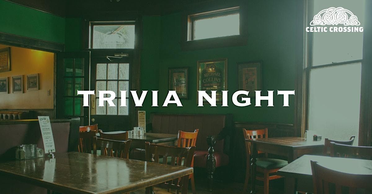 General Knowledge Trivia Night at Celtic Crossing