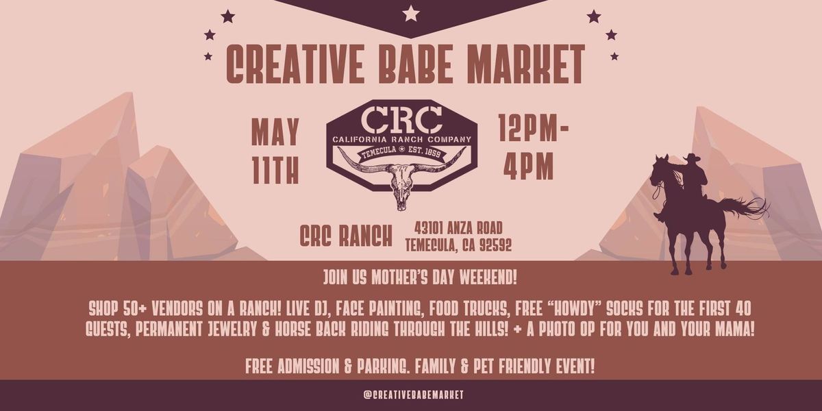 Creative Babe - Pop-Up Market @ CRC Ranch ??