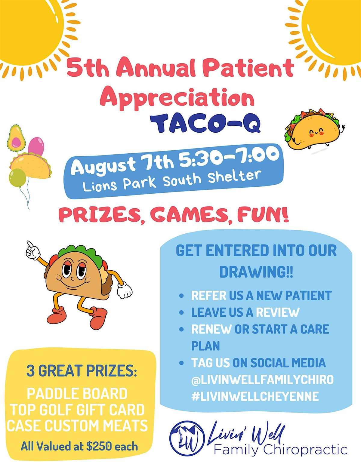 Patient Appreciation Taco-Q 2024