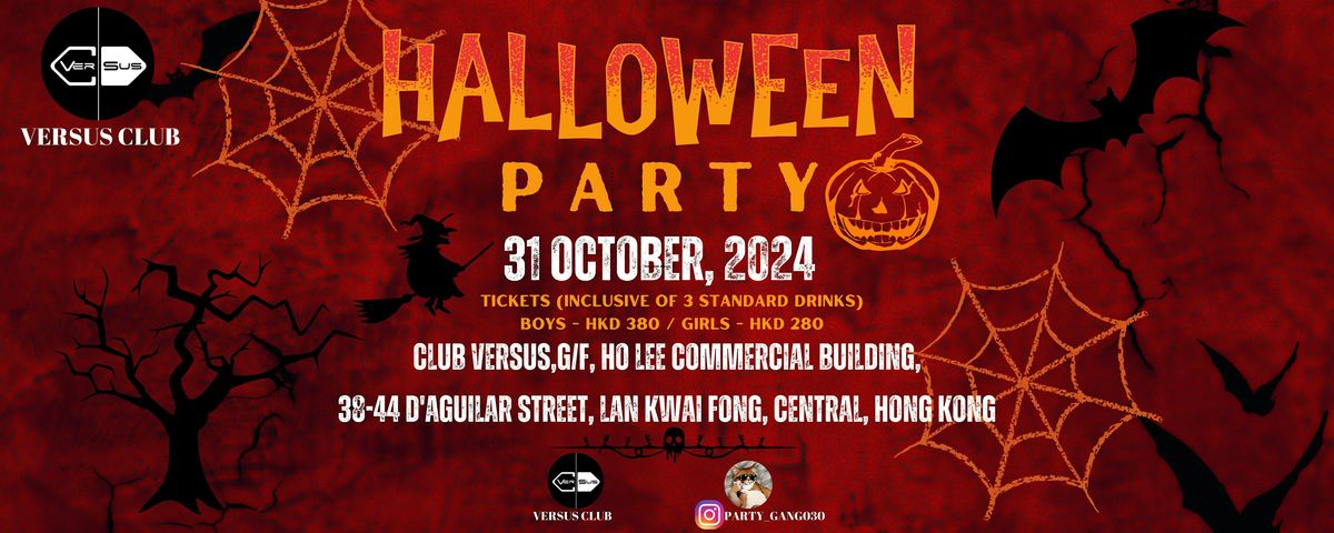 Versus x Party_Gang Pres. 2024 Halloween Party for Girls