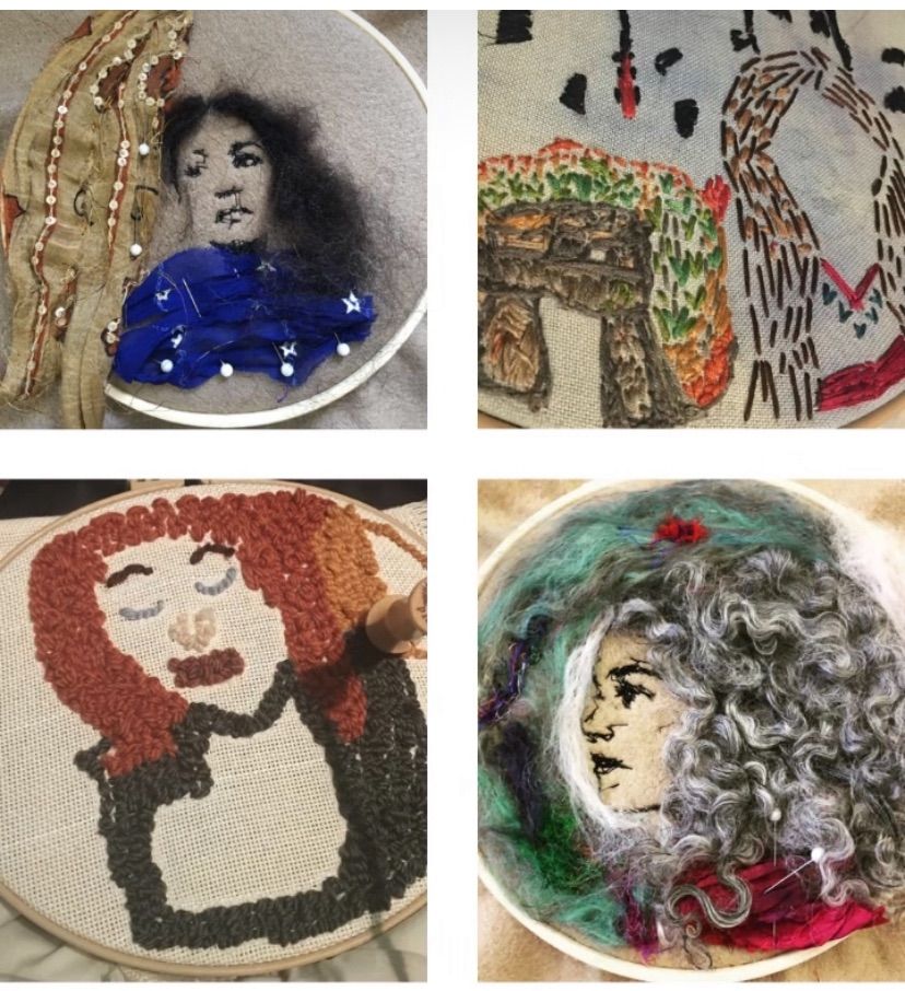 Free First Friday Women\u2019s History Month Embroidery and Punch Needle  