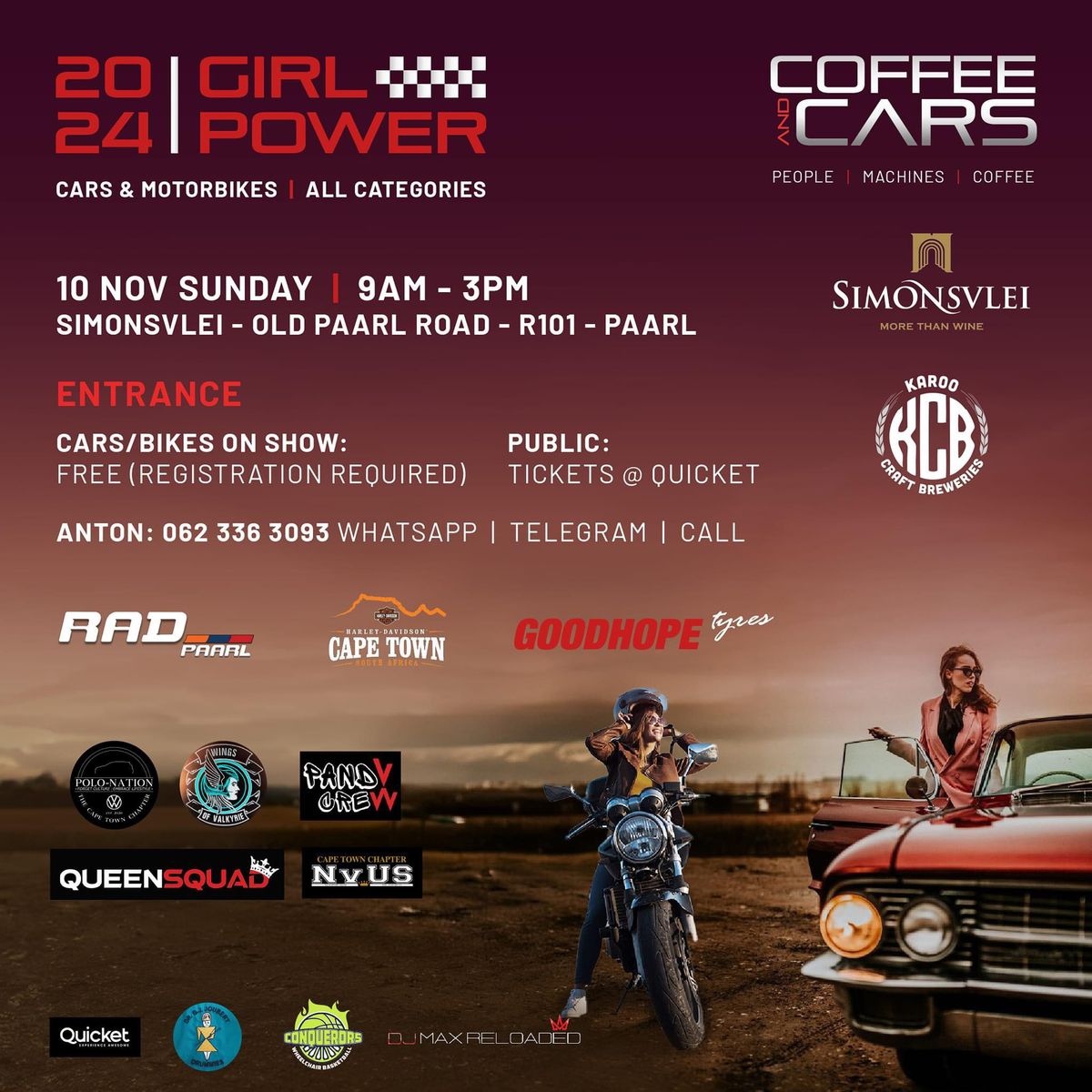 GIRL POWER 2024 - Coffee & Cars SA