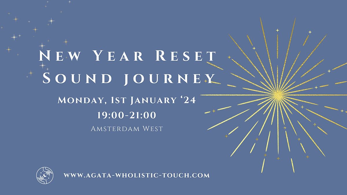 New Year Reset Sound Bath Journey, 1st of January Amsterdam West