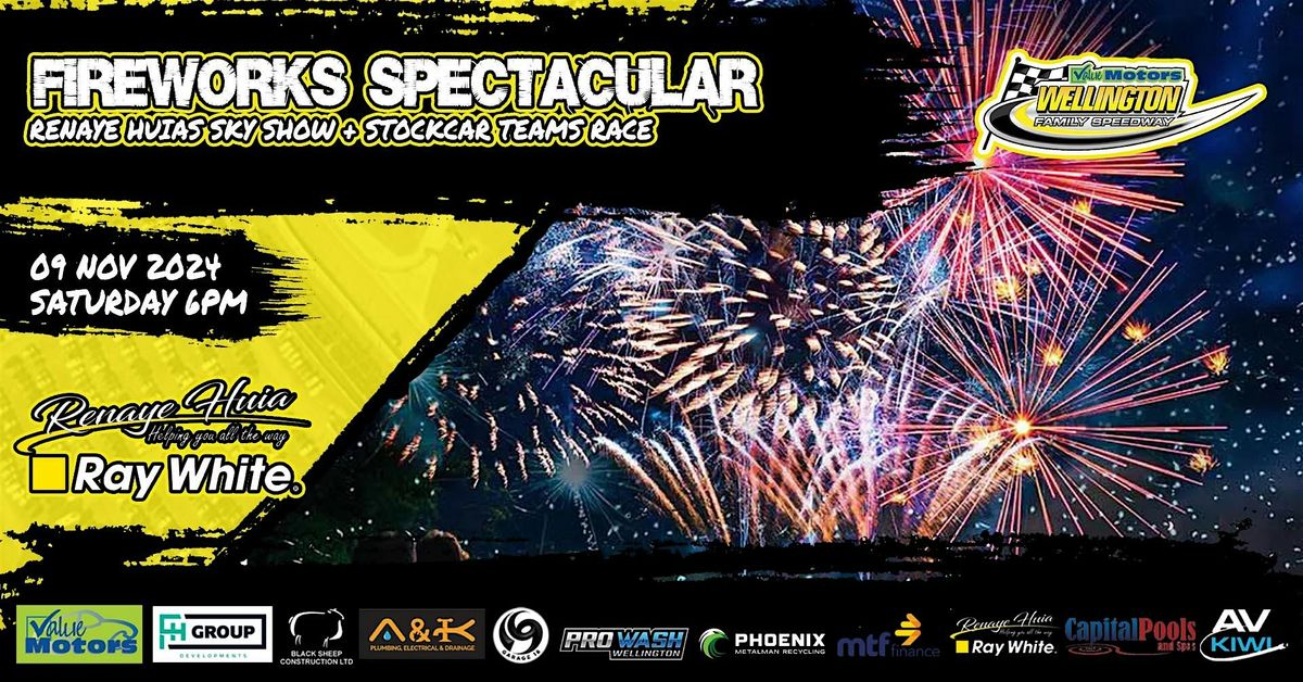 Renaye Huia Fireworks Spectacular & Stockcar Teams Tri-Series