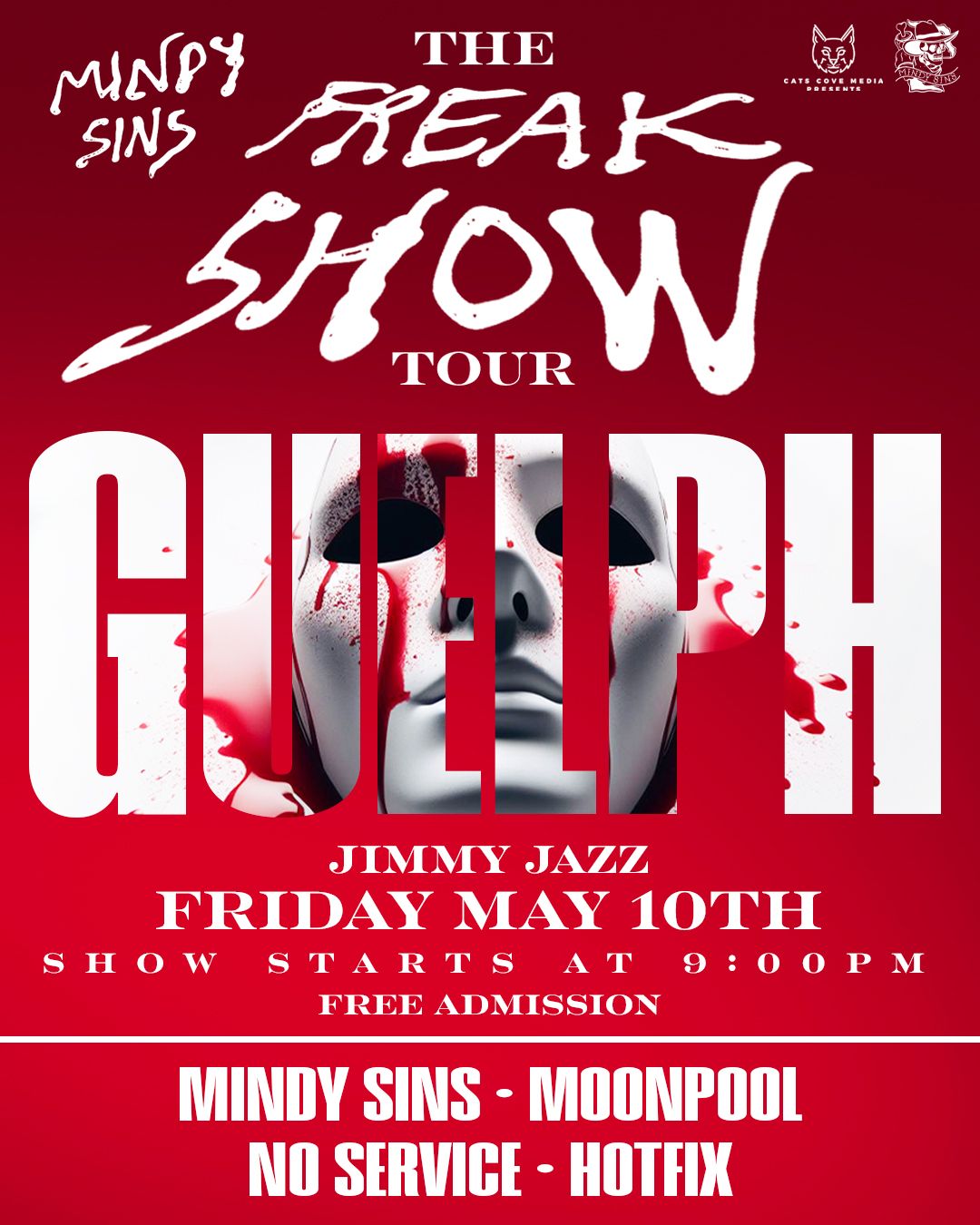 Mindy Sins: The Freak Show Tour - Guelph