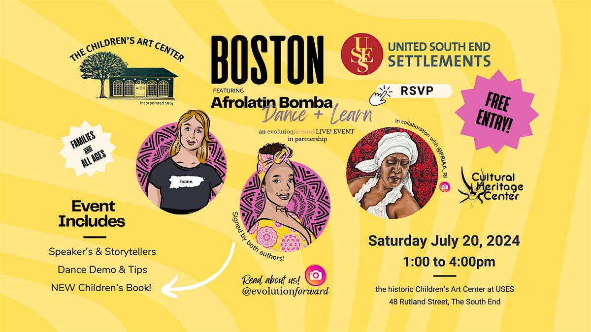 Boston Live Dance & Learn! Featuring: Afrolatin Bomba