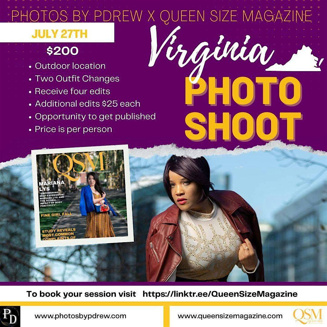 Photos By PDrew x Queen Size Magazine Virginia Photoshoot