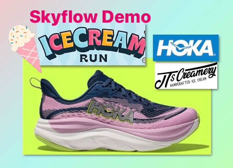 HOKA Skyflow demo + Ice Cream Run