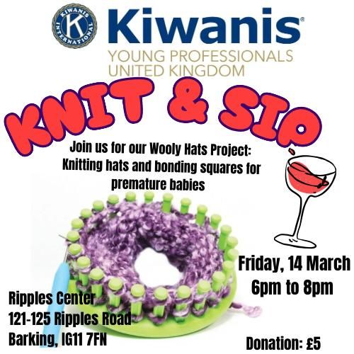 KIWANIS YOUNG PROFESSIONALS UK KNIT & SIP