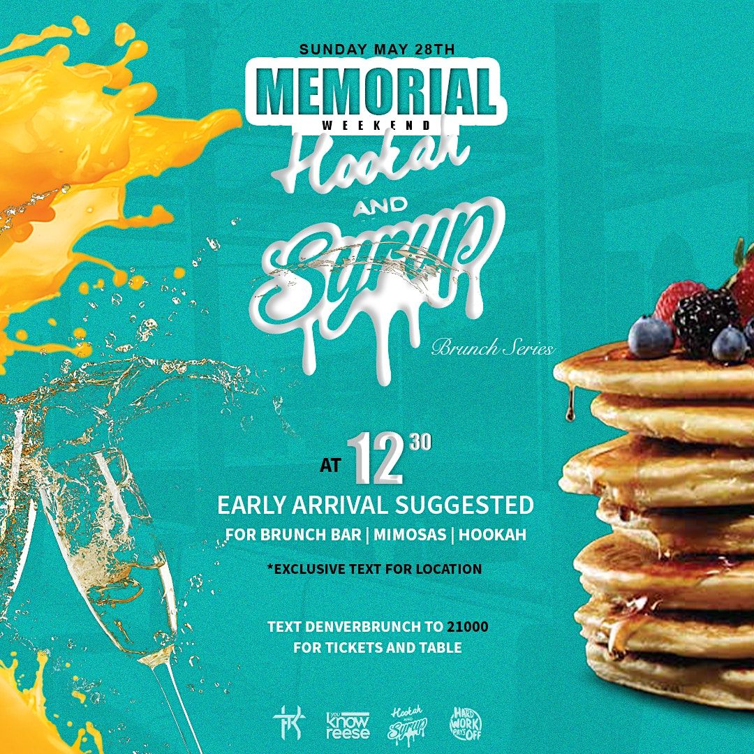 Hookah & Syrup Rooftop Brunch Party
