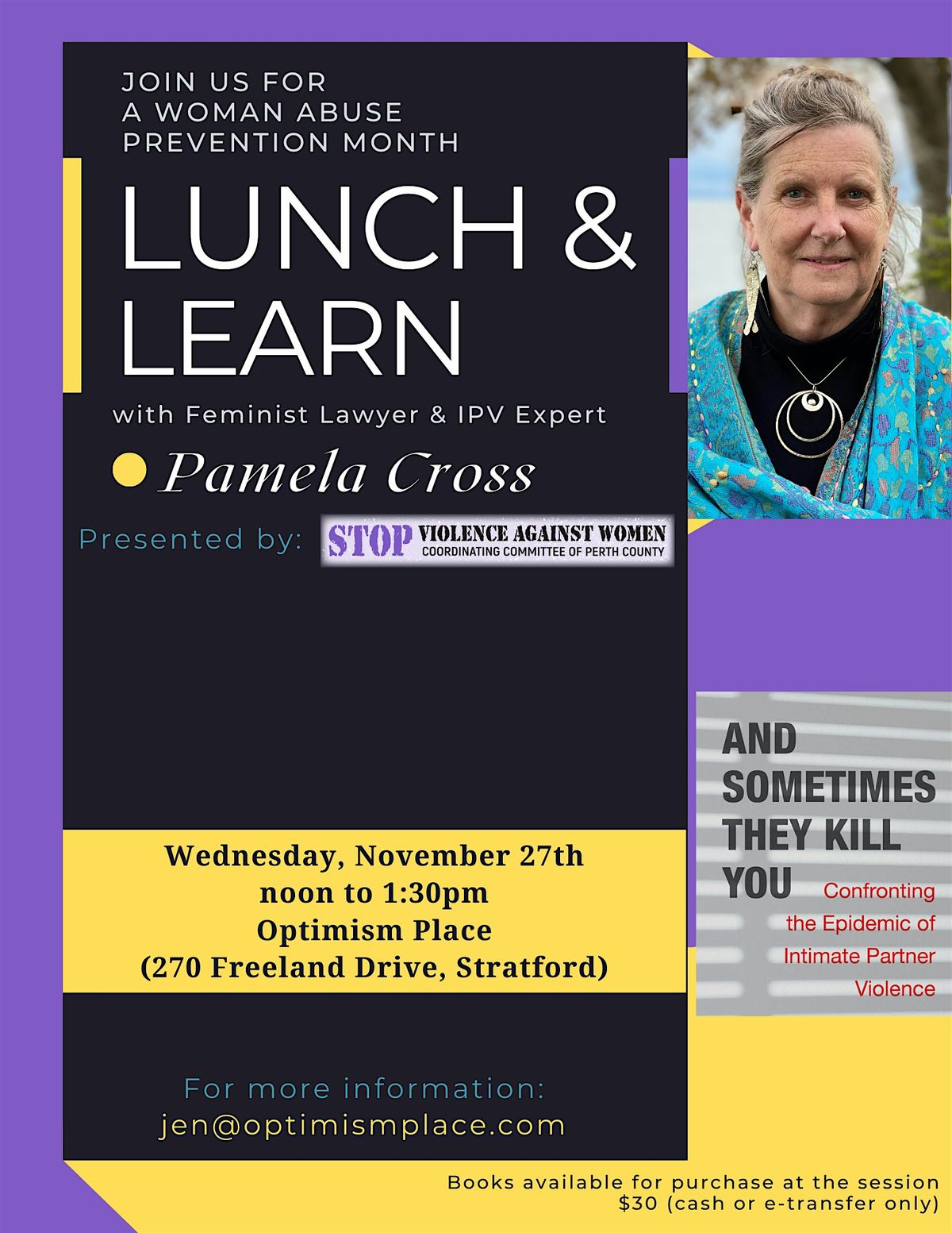 Lunch & Learn with Pamela Cross