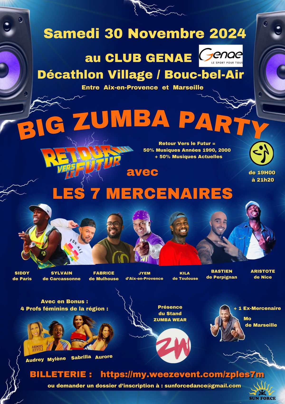 ZUMBA PARTY avec Les 7 Mercenaires 