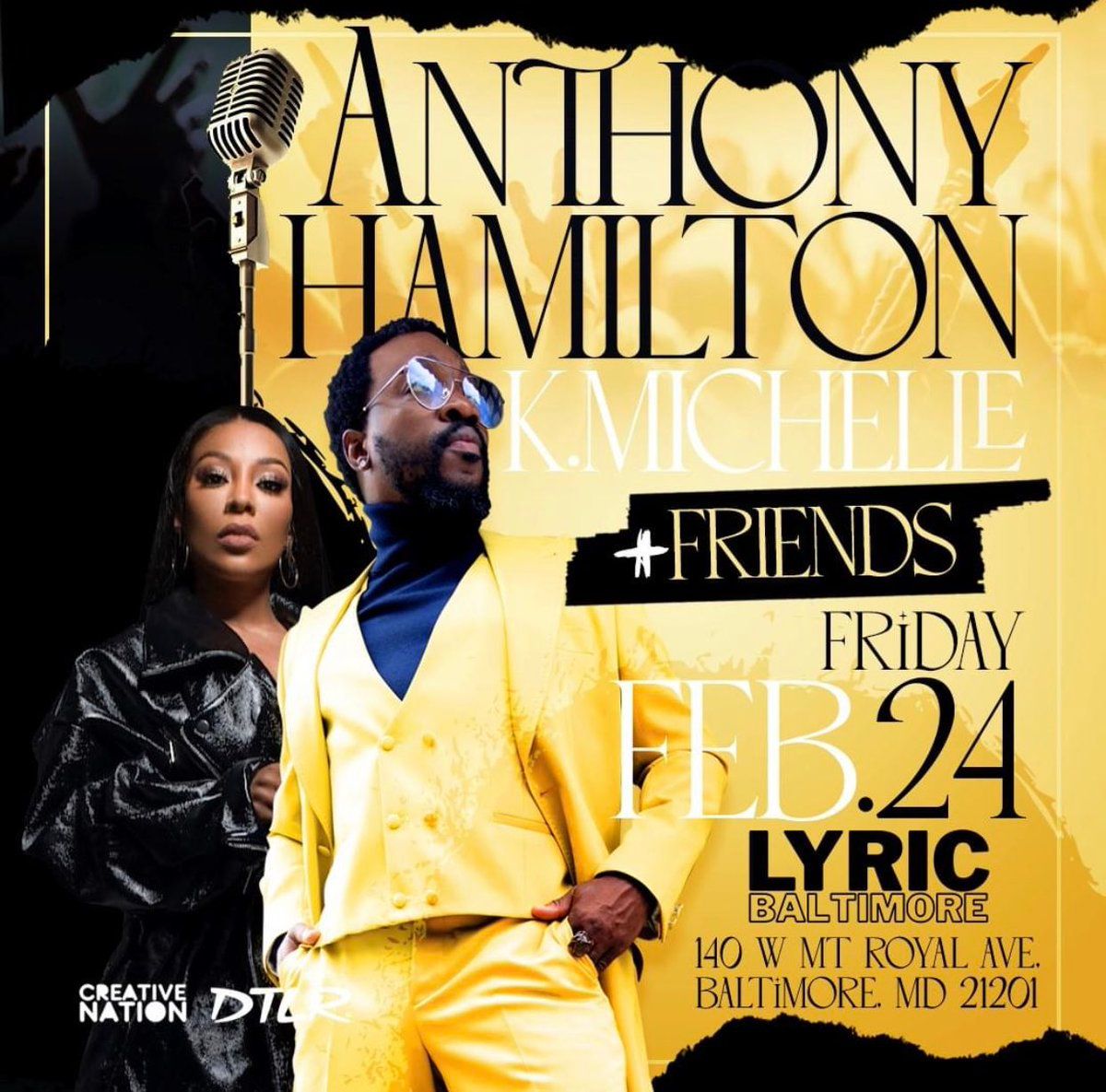 Anthony Hamilton at Lyric Baltimore