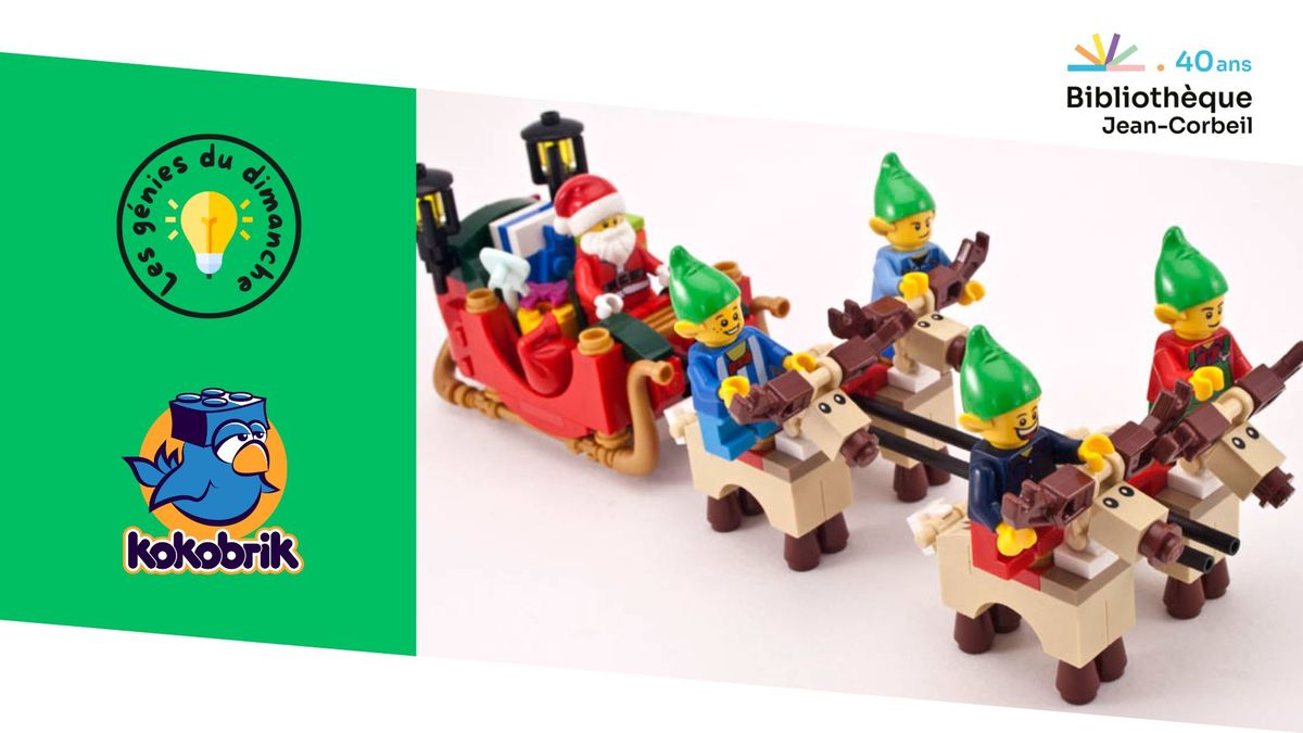 Atelier LEGO : l'usine \u00e0 cadeaux des lutins 