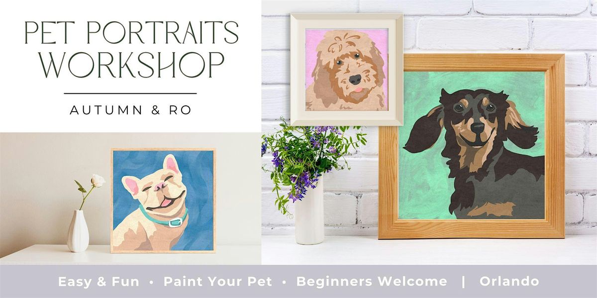 Pet Portraits(Paint and Sip)