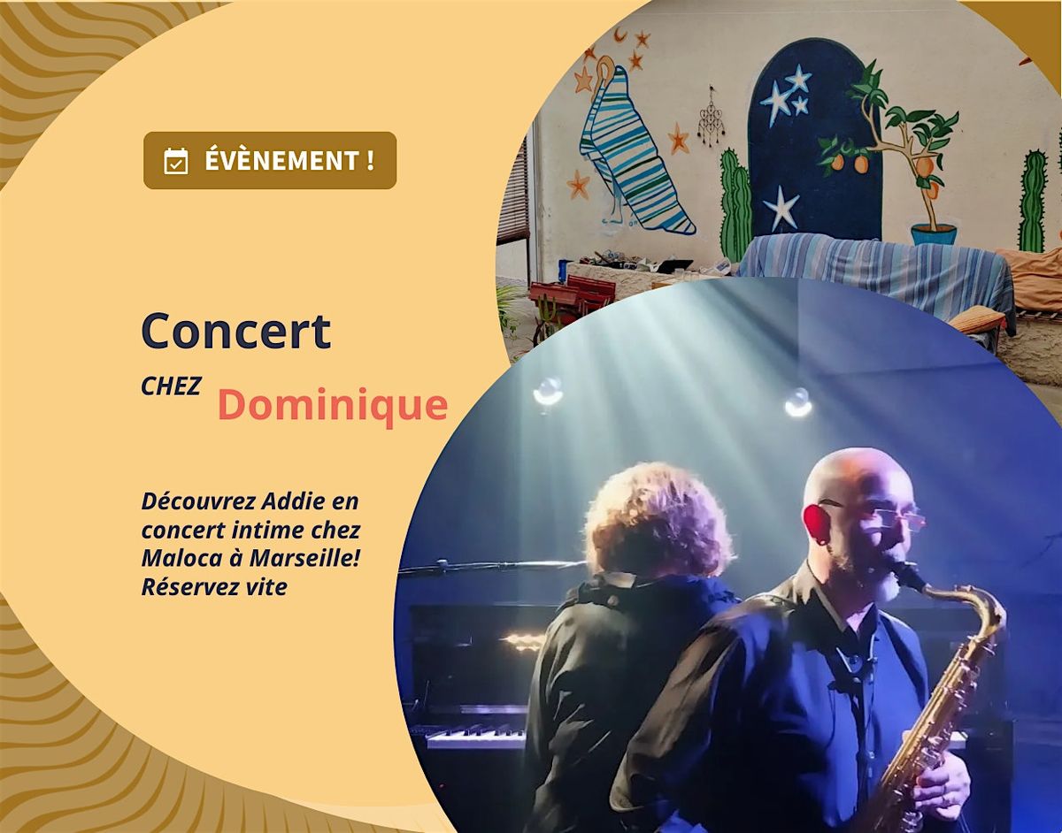 Intime concert chez l\u2019habitant : Addie, piano voix et sax !