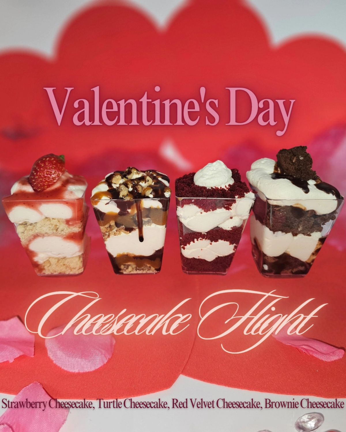 Pre-Order Your Valentine's Day Cheesecake Flight