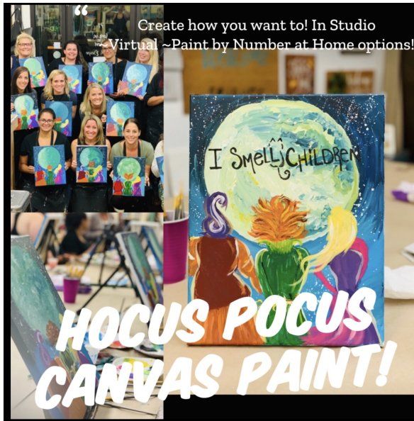 Hocus Pocus Canvas Sip & Paint! 10\/23 6pm The Gloucester House