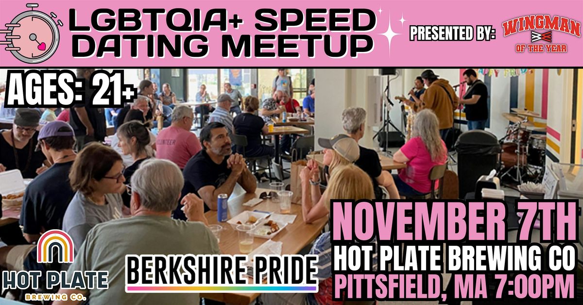 LGBTQIA+ Speed Dating Meetup By Wingman Of The Year: Pittsfield, MA