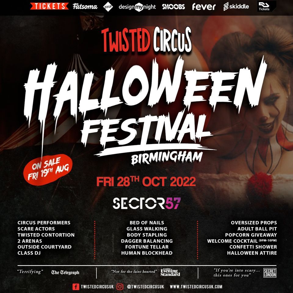 Twisted Circus Halloween Festival Birmingham
