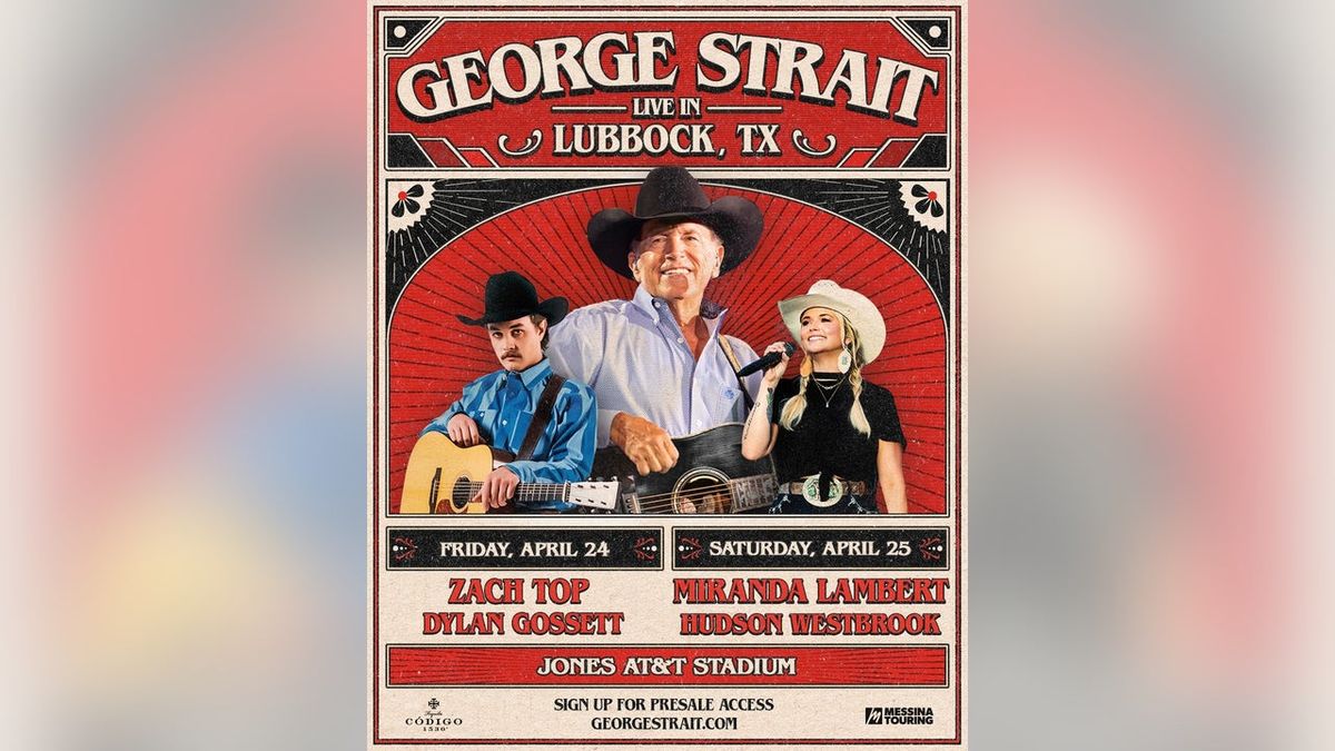 George Strait with Miranda Lambert and Hudson Westbrook