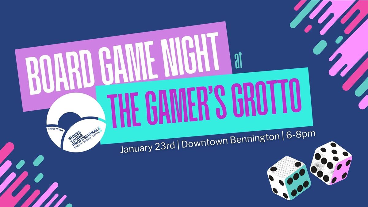 SYP Board Game Night @ The Gamer's Grotto