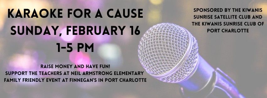 KARAOKE FUNDRAISER FOR NEIL ARMSTRONG ELEMENTARY