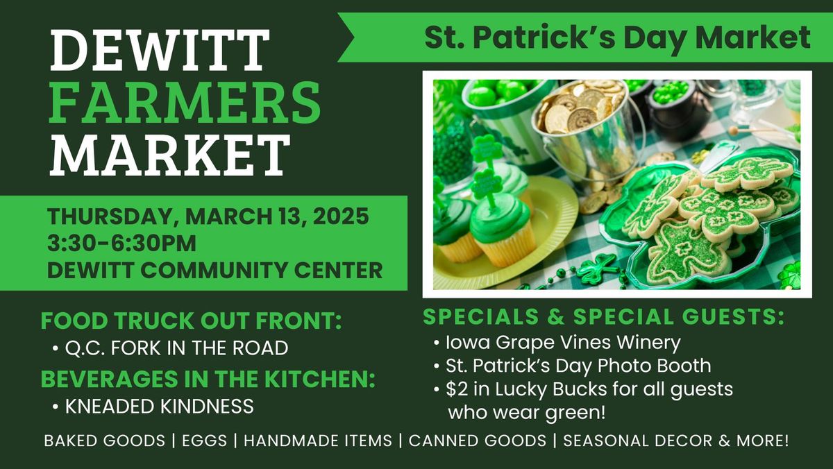 St. Patrick's Day Winter Market