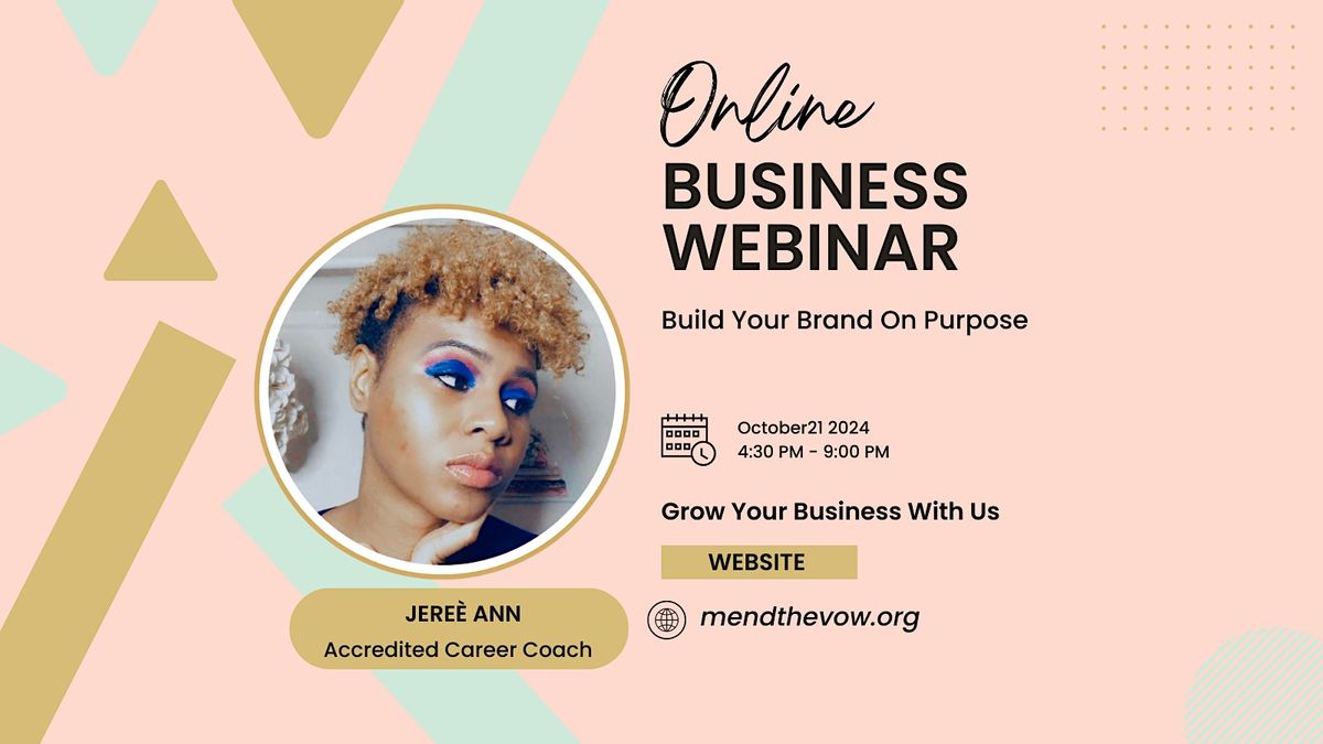 Build Your Brand On Purpose