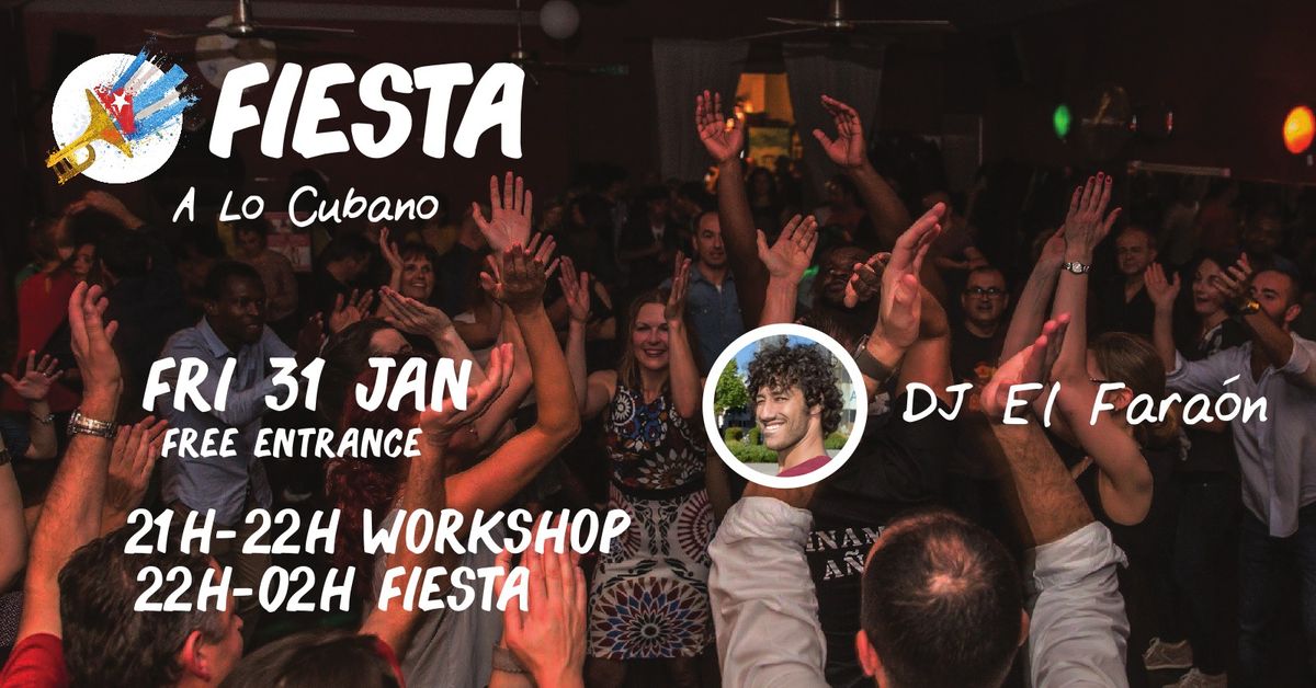 Fiesta Ahinama - 100% Musica Cubana + Free Workshop