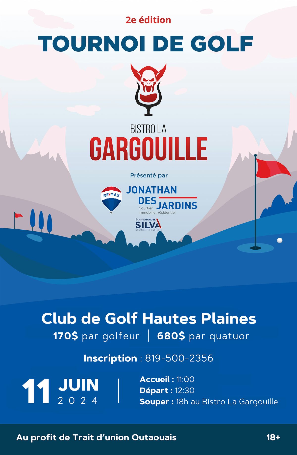 2e \u00e9dition - Tournoi de Golf du Bistro la Gargouille