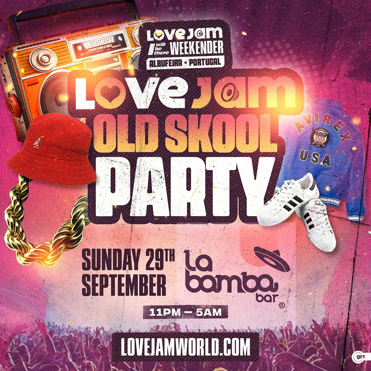 Old Skool Party - LOVEJAM - I Will Be There Weekender - Portugal 2024