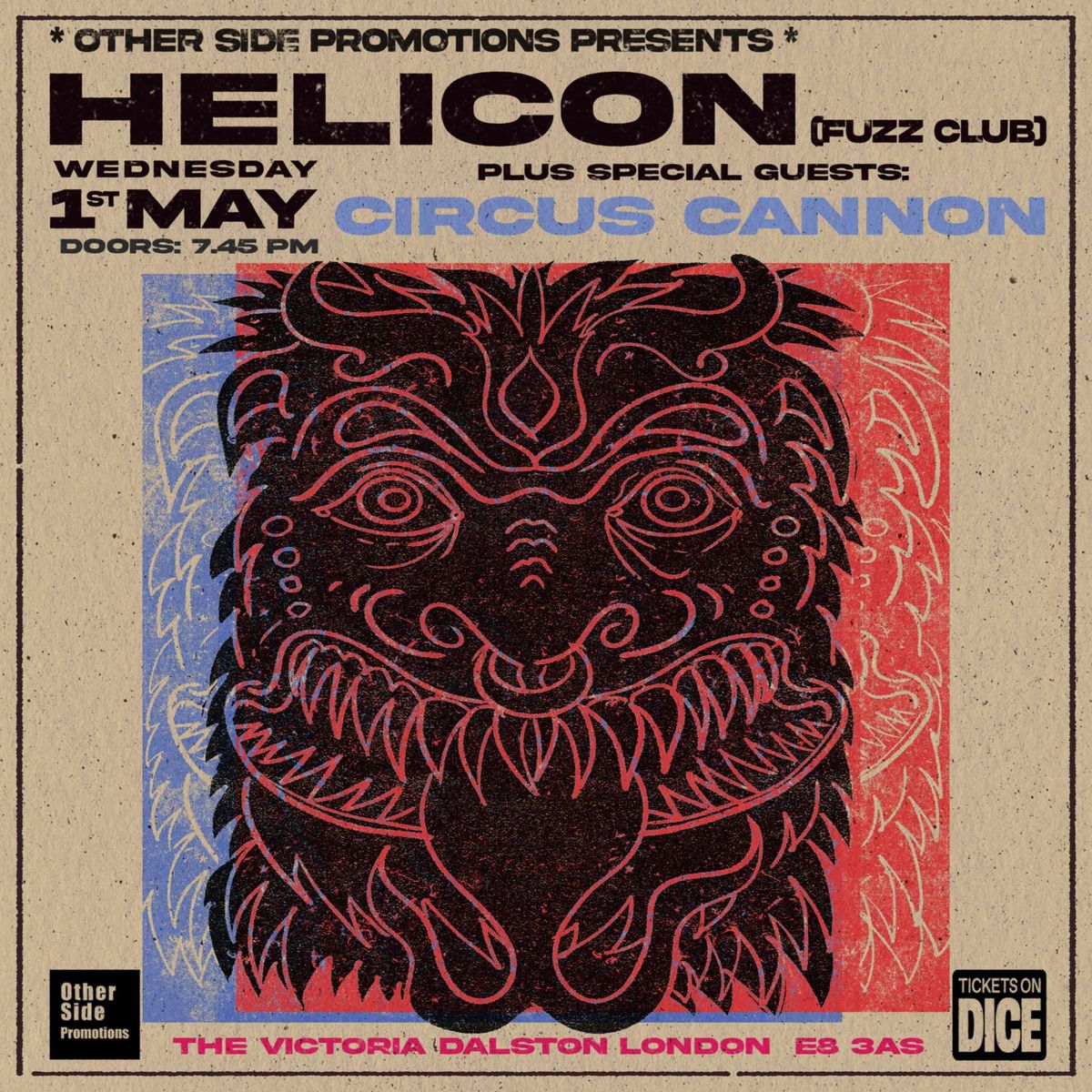 OSP Presents: Helicon (Fuzz Club) + Special Guests: Circus Cannon