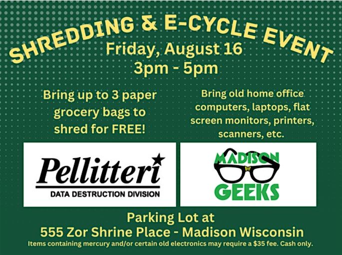 KW Shred and eCycle Event