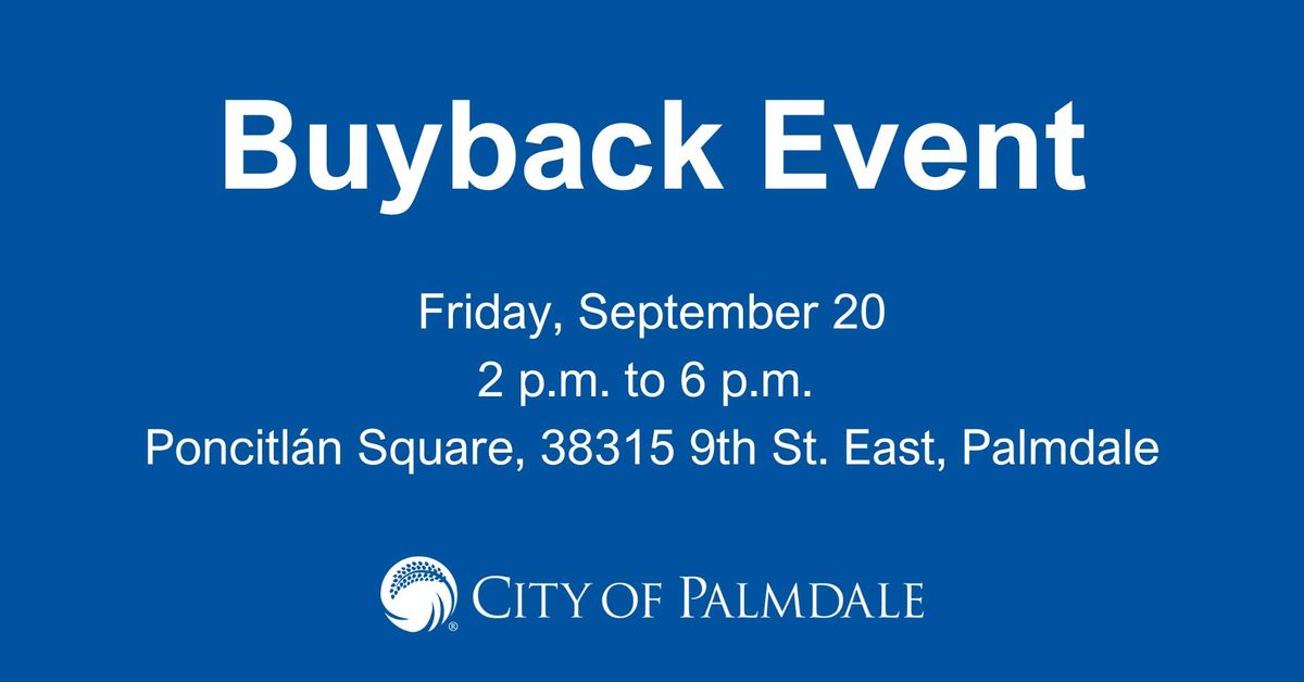 Buyback Event