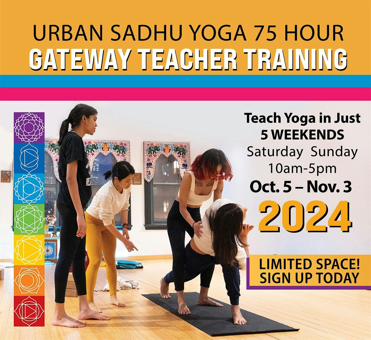 Urban Sadhu Yoga 75 Hour Gateway Teacher Training