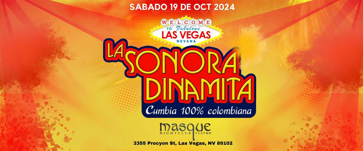 LA SONORA DINAMITA en MASQUE Night Club de Las Vegas!