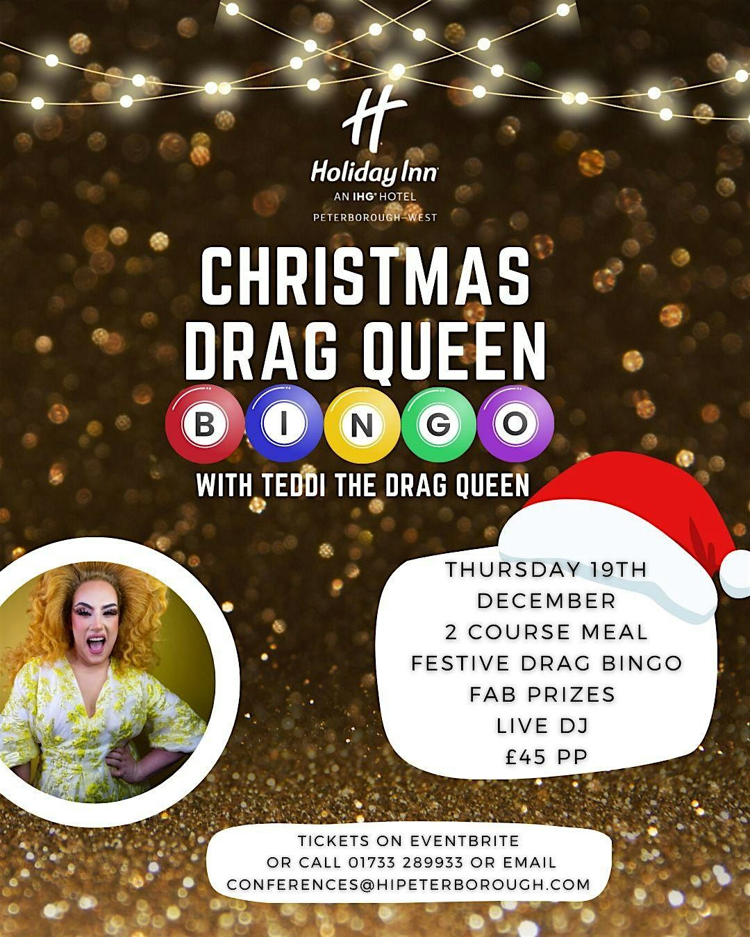 Christmas Drag Bingo with Teddi the Drag Queen