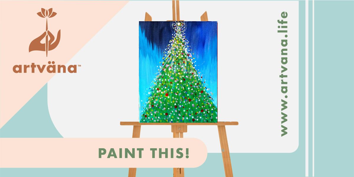 Holiday Paint and Sip by Artvana at Dane Joe Espresso Spokane