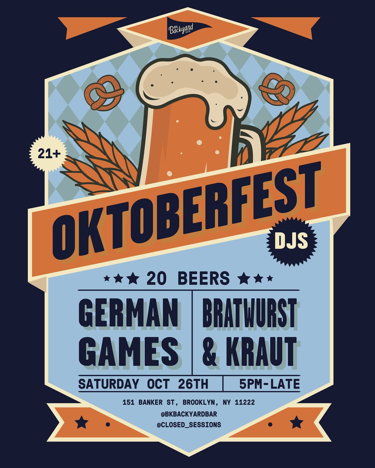 Oktoberfest @ The Backyard in Williamburg BK