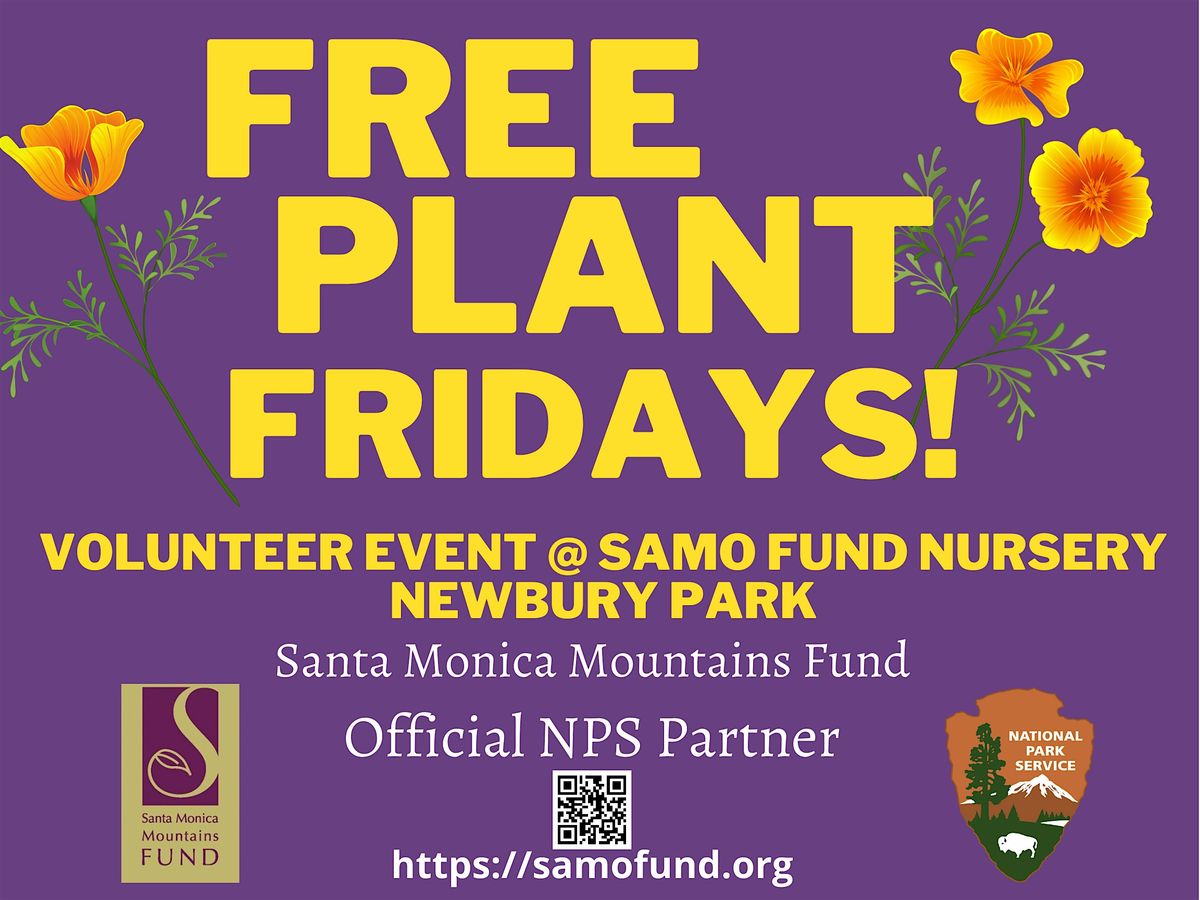 FREE PLANT FRIDAYS! - Native Plant Nursery Volunteering