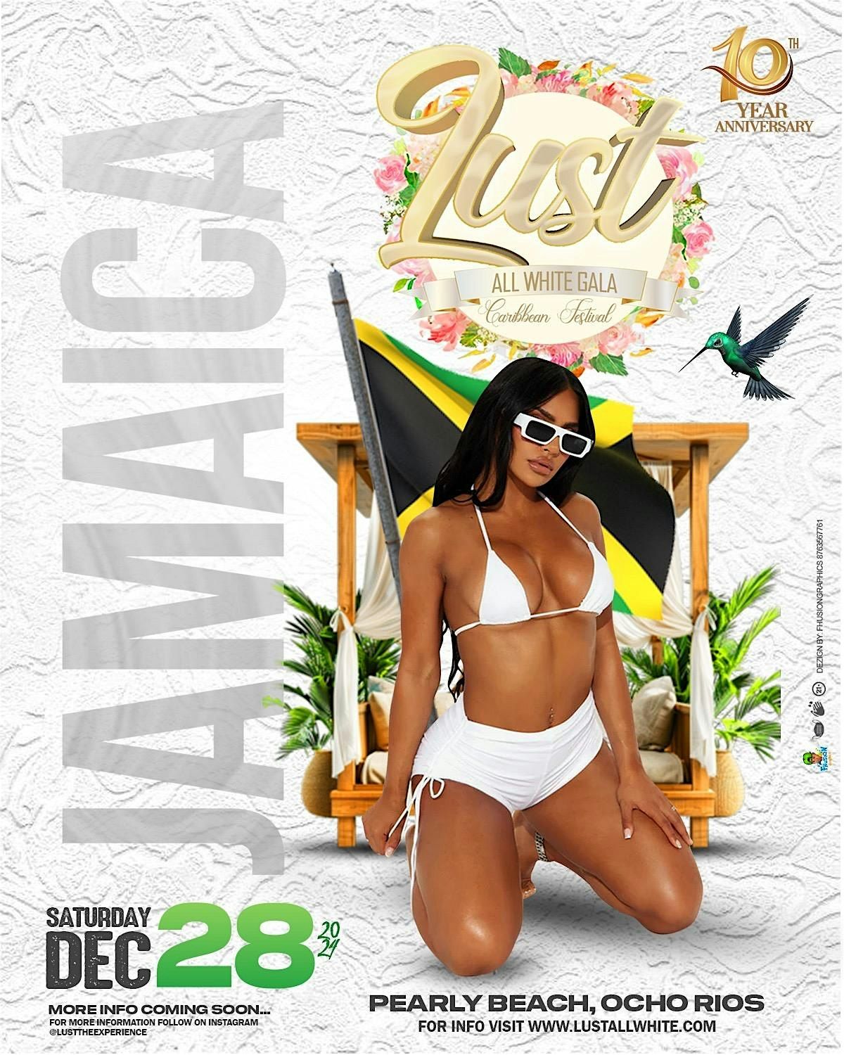 LUST ALL WHITE JAMAICA