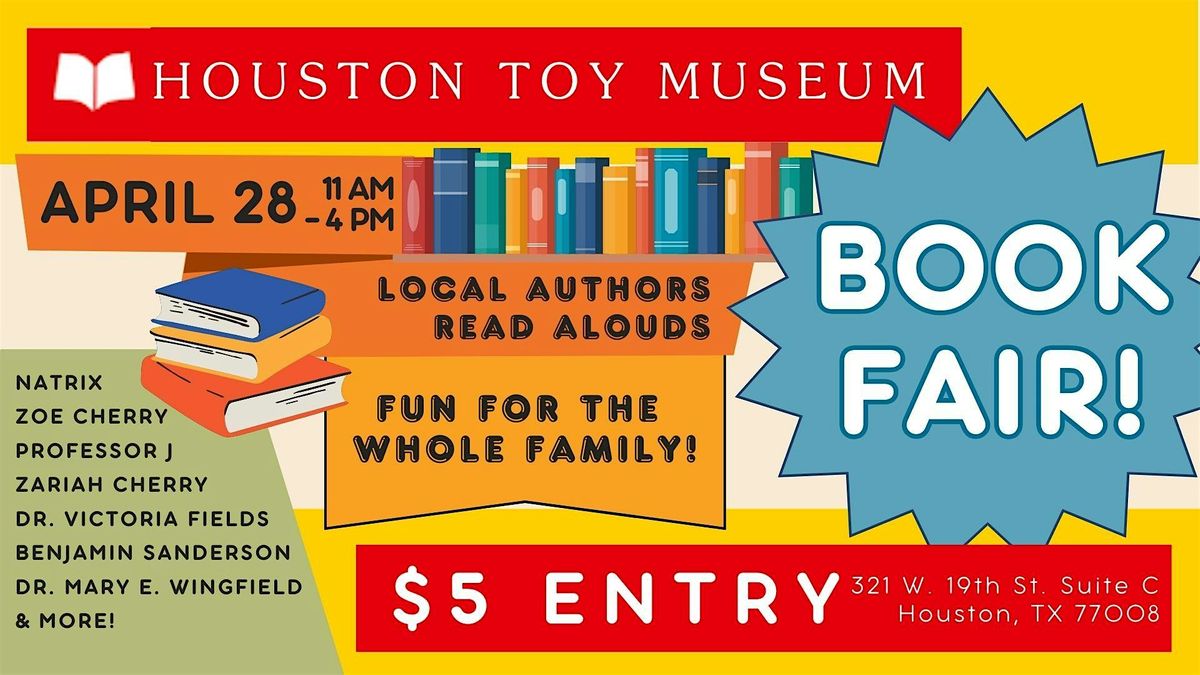 Local Author Book Fair at Houston Toy Museum