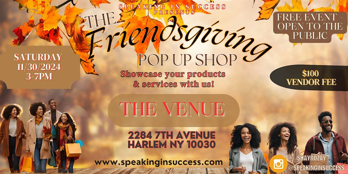 The Friendgiving Pop Up Shop