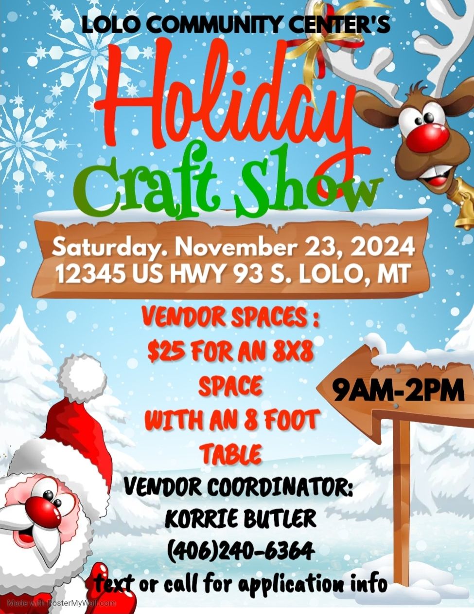 Lolo Community Center Holiday Craft Show