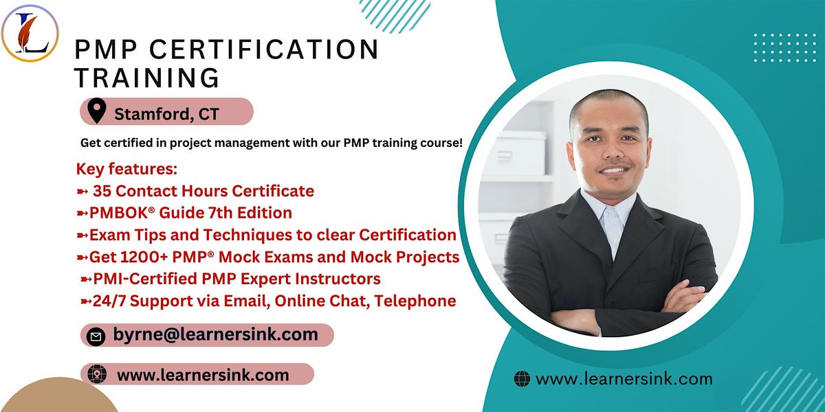 Confirmed PMP exam prep workshop in Stamford, CT