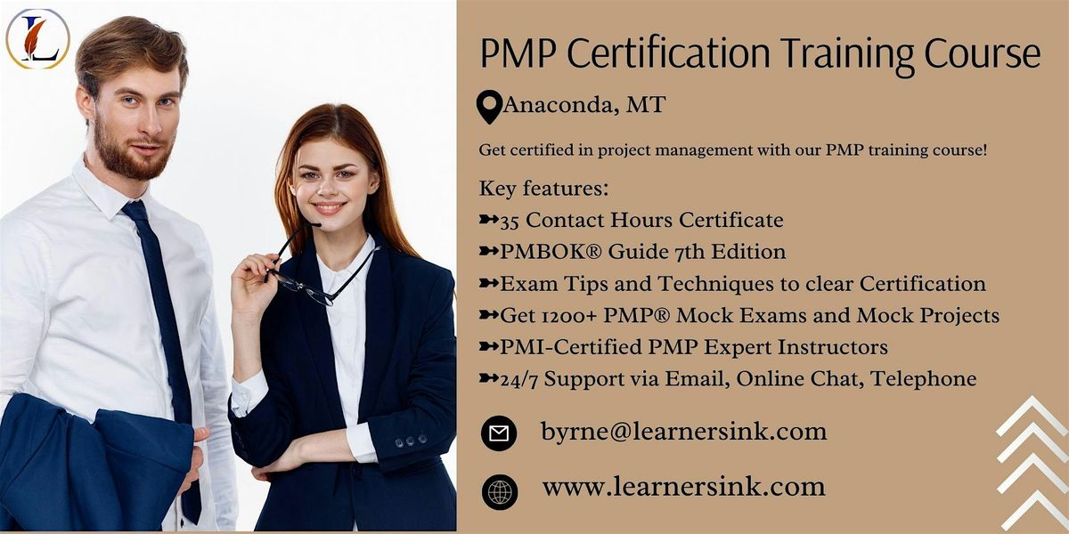 Increase your Profession with PMP Certification In Anaconda, MT