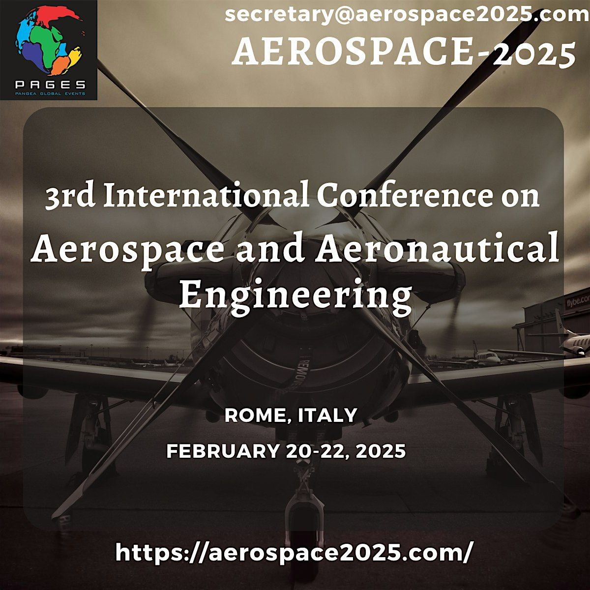 3rd International Conference on Aerospace and Aeronautical Engineering