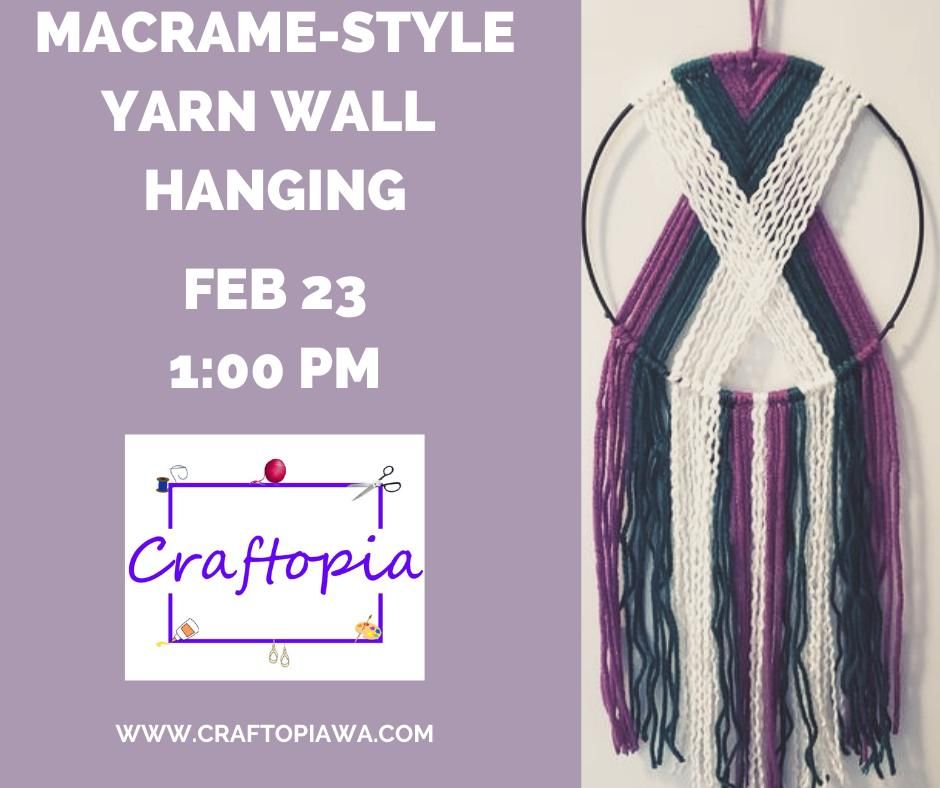 Macrame Yarn Wall Hanging