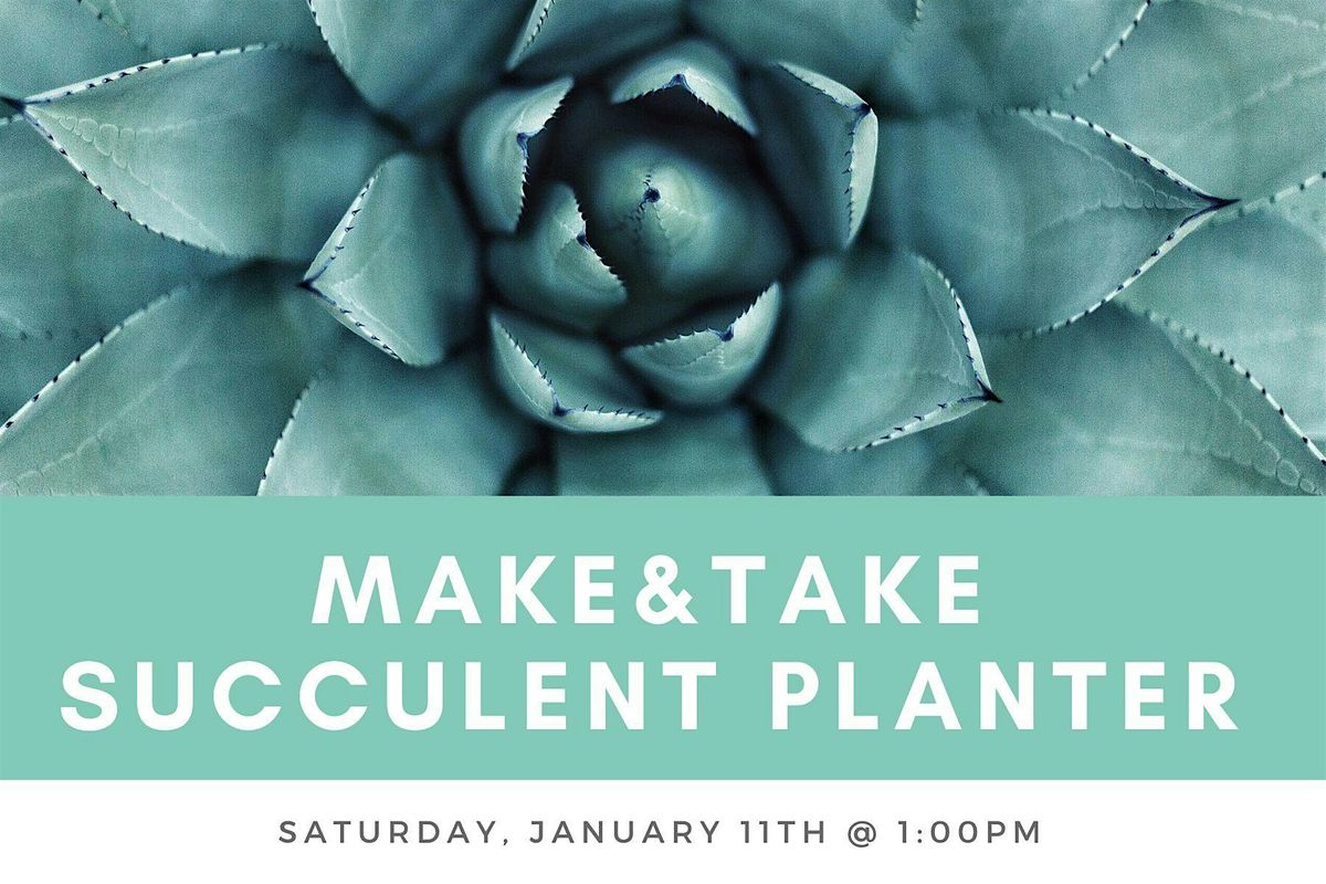 Make & Take - Succulent Planter Class